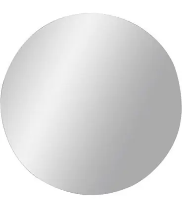 Miroir Kvina, rond sans fixation epaisseur 5mm d 600mm, bords polis