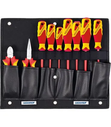 Boite a outils GEDORE 9 pieces, VDE, pour L-BOXX 136