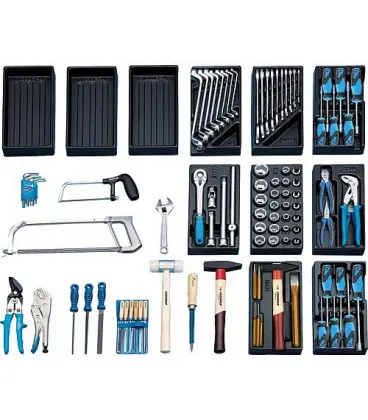 Kit d‘outils GEDORE 100 pcs, en module plast. ABS