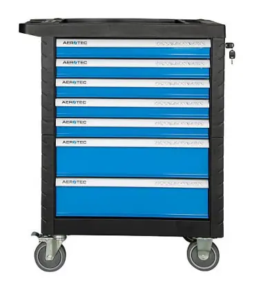 Chariot d‘atelier AEROTEC avec equipement d‘outils 255 pieces