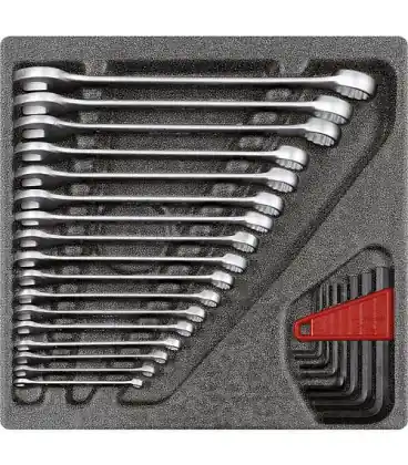 Jeu de clé mixte et tournevis d‘angle GEDORE red, 26 pcs