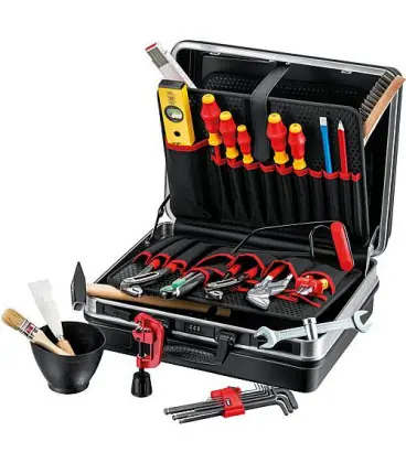 Malette a outils (sanitaire-chauffage et climatisation) - 22 pcs dimensions 440x180x350 mm