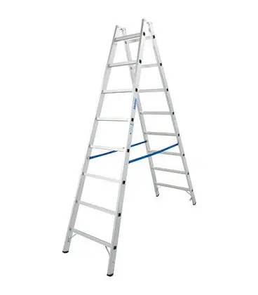 Echelle double H de travail 3,55 H d‘echelle 1,95 2x7 echelons