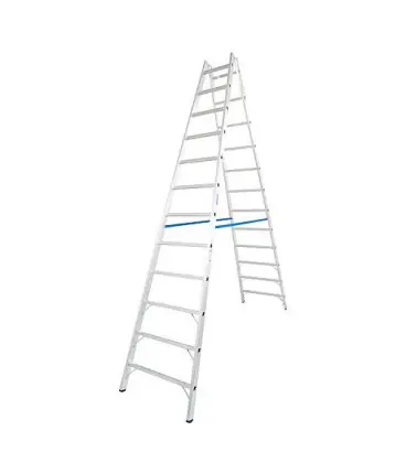 Echelle double H de travail 4,85 H d‘echelle 3,25 2x12 echelons