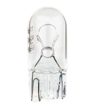 Ampoule a socle de verre 12V, 5W emballage 10 pieces