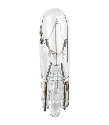Ampoule a socle de verre 12V, 1,2W, emballage 10 pieces