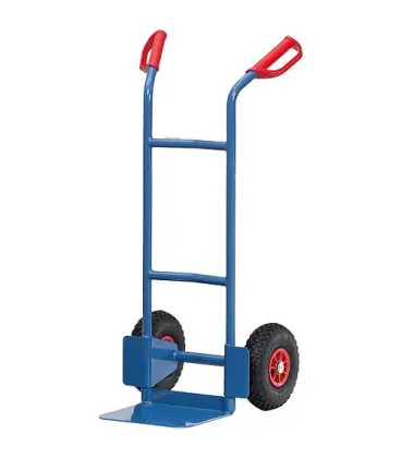 Diable en tube d‘acier B1125L Fetra Capacité 200 kg, roue a air