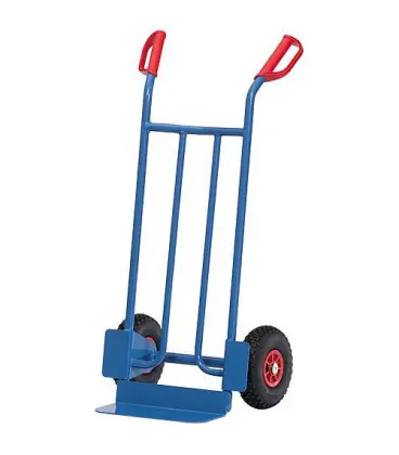 Diable en tube d‘acier B1115V Fetra Capacité 250 kg, roue pleine