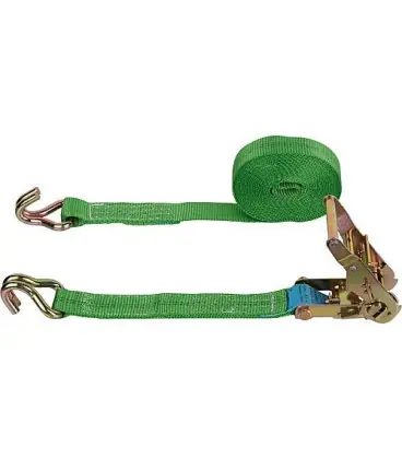 Sangle d‘arimage en 2 parties DIN EN 12995-2, vert, Sangle 35 mm - lg 6 m
