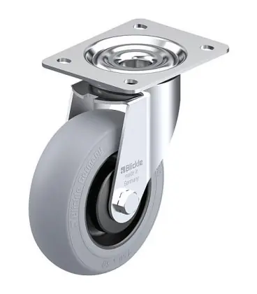 Roulette pivotante BLICKLE tole acier LE-POES 125K-SG diam-roue 125mm