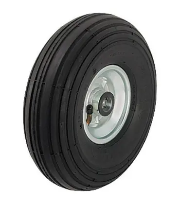 Pneu a sculpture rayure P 261/20-75R, charge 150 kg roue diam. 260mm, trou axial diam. 20mm