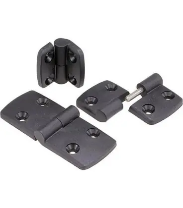 Charniere, gauche, plastique A1 20 mm, A2 20 mm 1 piece