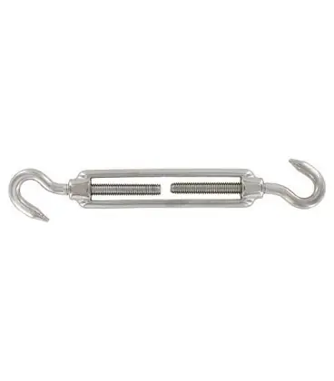 Cadenas inoxA4 avec 2 Crochets, M10