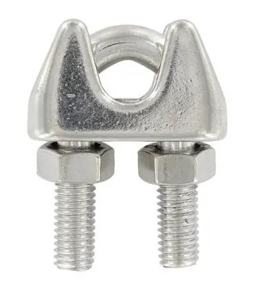 Accroche-cables inox A4 M6, Emballage 20 Pieces