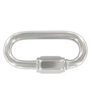 Mousquetons filetes inox A4 diam. 5,0 mm, Emballage 20 Pieces