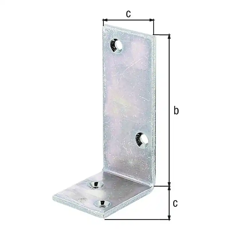 Corniere poutre 100x200x40 mm zingué