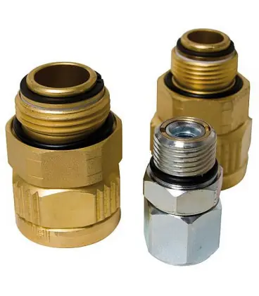 Accouplement rotatif laiton avec joint torique 1‘‘ avec filet fem/filet male
