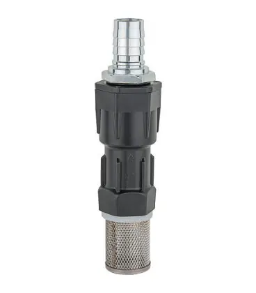 Clapet de retenue DN25 (1") avec corbeille d‘aspiration/ microfiltre