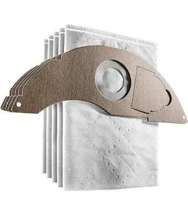 Sac filtrant KÄRCHER non-tisse convient pour aspirateur humide et sec NT22/1 emballage 5 pieces