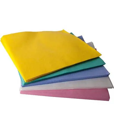 Chiffon multi-usage differents coloris emballage 50 pcs