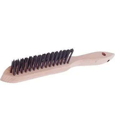 Brosse de soudure d‘angle fil en inox lisse 0,35 mm 3 x 15 mm