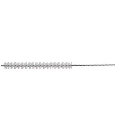 Brosse cylindrique en nylon, transparent, diam. de brosse 15 mm L bourrage 100 mm, 300 mm de long