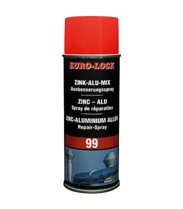 Spray de reparation mixte pour zinc/alu, spray de 400 ml, resistant à une temperature jusqu‘à +500°C