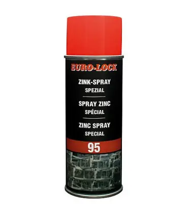Spray spécial zinc 400 ml résistant à une T° jusqu‘a +500°C env. 95% de zinc dans film sec