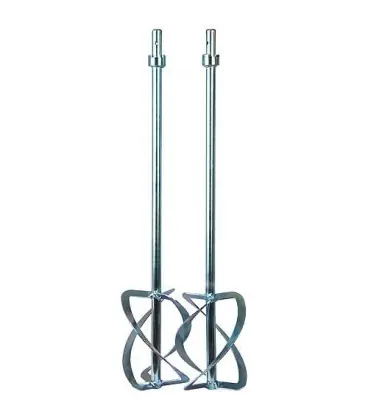 Double malaxeur mortier Eibenstock, diam. 230mm, L 600mm raccord special, UE 2 pièces