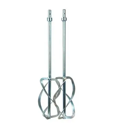 Double malaxeur mortier Eibenstock, diam. 220mm, L 600mm raccord special, UE 2 pièces