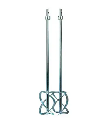 Double malaxeur mortier Eibenstock, diam. 200mm, L 600mm raccord special, UE 2 pièces
