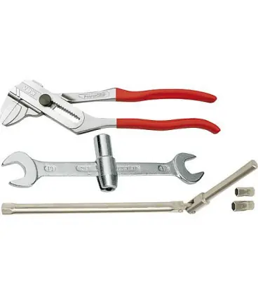 Set d‘outillage III, 3 pieces sanitaire, bec, et clés à dents *BG*