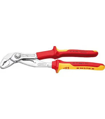 Pince multiprise Knipex Cobra VDE, longueur 250 mm chromé, acier électrique vanadium