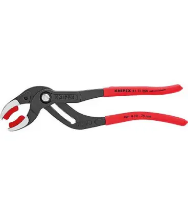 Pince pour siphon Knipex 250 mm avec machoire plastique