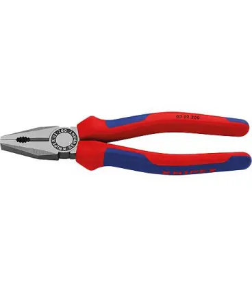 Pince universelle polie avec poignee bicolore longueur 200 mm