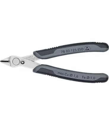 Pince coupante diagonale KNIPEX Super Knips pince bruni Longueur 125 mm