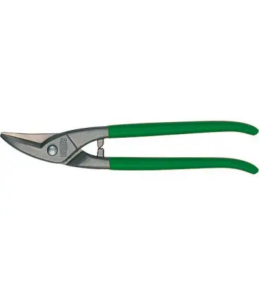 Cisaille coudee bleu laquee Type 215L gauche Longueur 250 mm