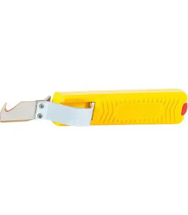 Couteau p ouvrir gaine de cable avec lame standard TiN a crochet pour cable de 8-28mm