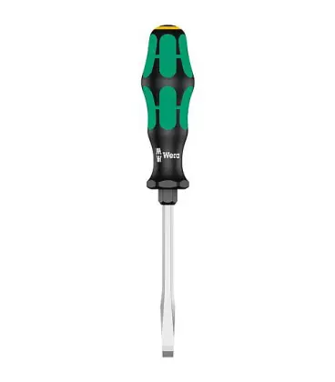 Tournevis plat WERA Kratform Plus - serie 300, six pans 1,0x5,5x100mm