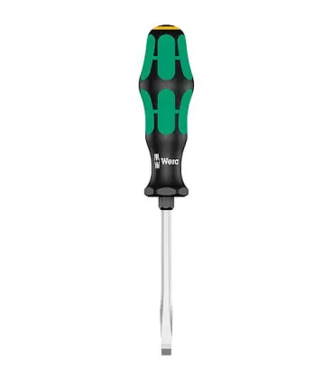 Tournevis plat WERA Kratform Plus - serie 300, six pans 0,8x4,5x90mm