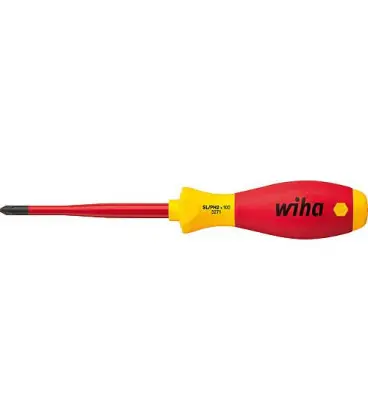 Tournevis WIHA SoftFinisch electrique, PH1 et vis de serrage pour Plus/Minus