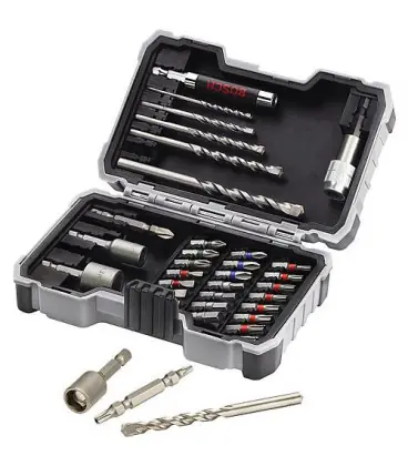 Kit forets beton et embouts Bosch - 35 pces