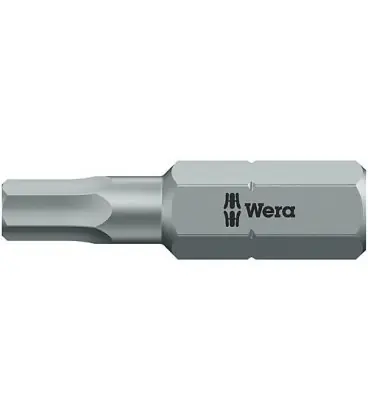 Embout WERA six pans creux Hex-Plus 3,0x25mm