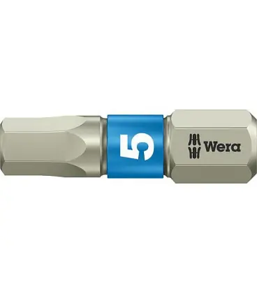 Embout WERA TS 5,0 x 25 mm en inox