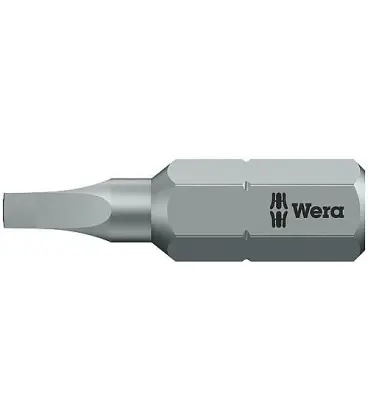 Embout WERA quatre pans fem. 3 Longueur 25mm