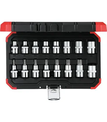 Set a douilles GEDORE red 16 pieces 1/2"