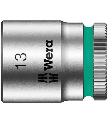 Douille WERA 3/8", 6 pans, court, SW 15,0 longueur 29mm