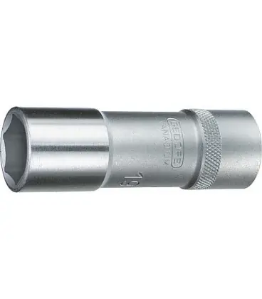 Douille GEDORE 1/2" 6-pans, metrique, SW 14,0mm longueur 77 mm