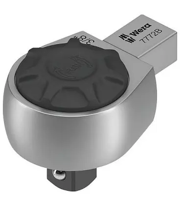 Cliquet WERA interchangeable 1/2", 4 pans 9 x 12mm