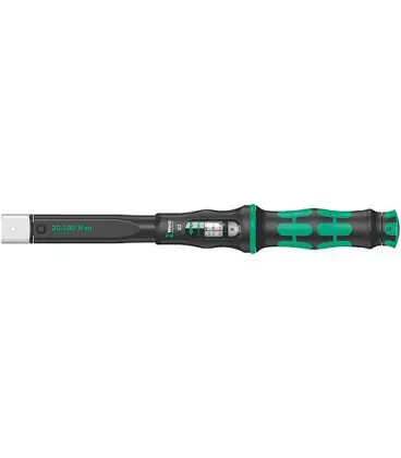 Clé dynamométrique WERA pour outil à encastrer 9x12mm 20-100 Nm, longueur 372mm